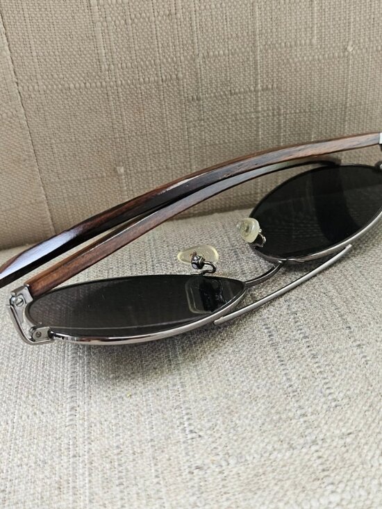 See Sunglasses Polarized Gunmetal Tone Eyewear Shades main image 6